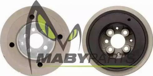 Mabyparts PV93091O - Ремінний шків, колінчастий вал autocars.com.ua