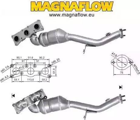 Magnaflow 60611 - Каталізатор autocars.com.ua