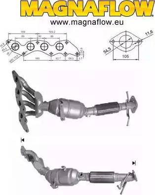 Magnaflow 62505 - Каталізатор autocars.com.ua