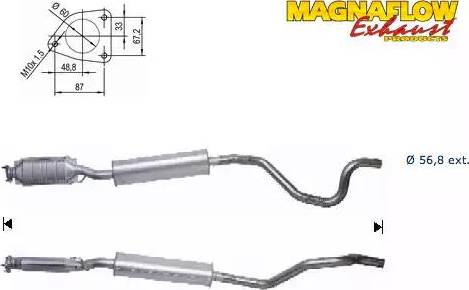 Magnaflow 64501D - Каталізатор autocars.com.ua