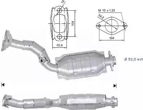 Magnaflow 65607 - Каталізатор autocars.com.ua