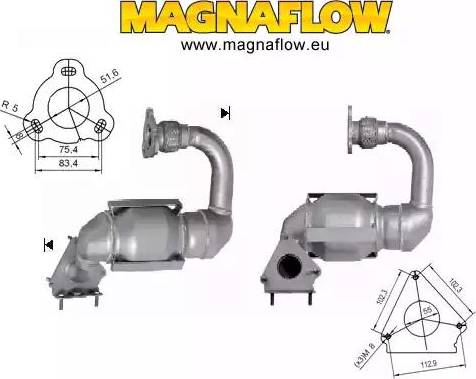 Magnaflow 66305D - Каталізатор autocars.com.ua