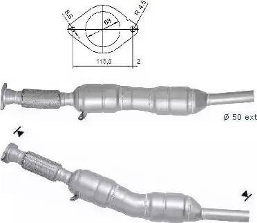 Magnaflow 66313D - Каталізатор autocars.com.ua