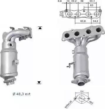 Magnaflow 68016 - Каталізатор autocars.com.ua