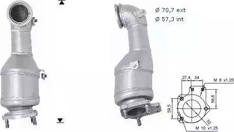 Magnaflow 69605D - Каталізатор autocars.com.ua