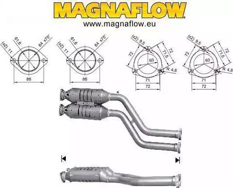 Magnaflow 70625 - Каталізатор autocars.com.ua