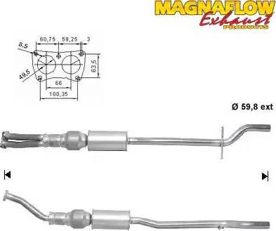 Magnaflow 70929 - Каталізатор autocars.com.ua