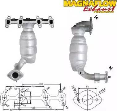 Magnaflow 72508 - Каталізатор autocars.com.ua