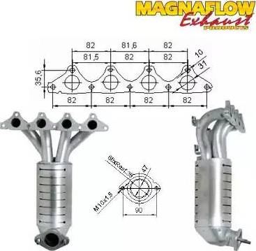 Magnaflow 73405 - Каталізатор autocars.com.ua