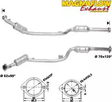 Magnaflow 75014 - Каталізатор autocars.com.ua