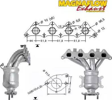 Magnaflow 75407 - Каталізатор autocars.com.ua