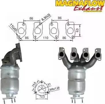 Magnaflow 75809 - Каталізатор autocars.com.ua