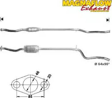 Magnaflow 76026D - Каталізатор autocars.com.ua