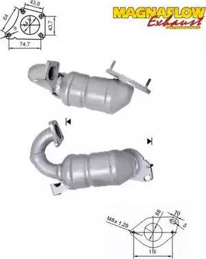 Magnaflow 76353D - Каталізатор autocars.com.ua