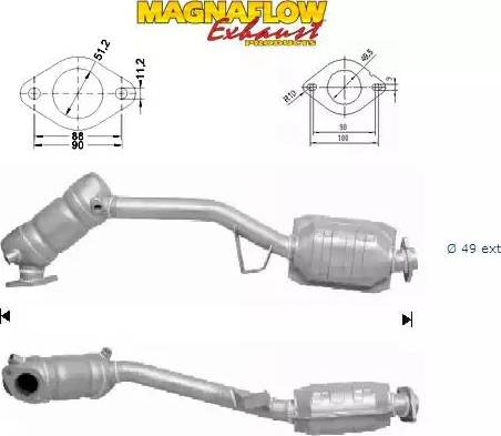 Magnaflow 77401 - Каталізатор autocars.com.ua