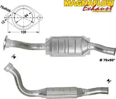 Magnaflow 80966D - Каталізатор autocars.com.ua