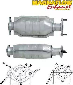 Magnaflow 84111 - Каталізатор autocars.com.ua