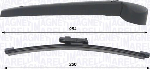 Magneti Marelli 000723180446 - Комплект важелів склоочисника, система очищення стекол autocars.com.ua