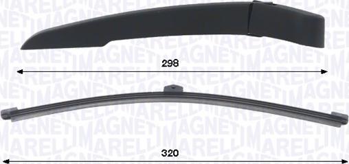 Magneti Marelli 000723180449 - Комплект важелів склоочисника, система очищення стекол autocars.com.ua