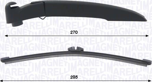 Magneti Marelli 000723180469 - Комплект важелів склоочисника, система очищення стекол autocars.com.ua