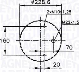 Magneti Marelli 030607020118 - Кожух пневматичної ресори autocars.com.ua