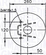 Magneti Marelli 030607020118 - Кожух пневматичної ресори autocars.com.ua