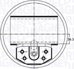 Magneti Marelli 030607020157 - Кожух пневматичної ресори autocars.com.ua