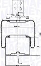 Magneti Marelli 030607020167 - Кожух пневматичної ресори autocars.com.ua