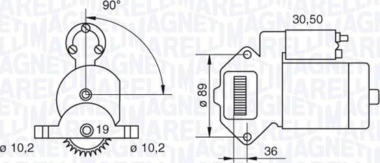 Magneti Marelli 063187051010 - Стартер autocars.com.ua