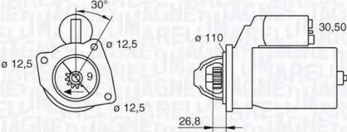 Magneti Marelli 063216741010 - Стартер autocars.com.ua