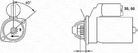 Magneti Marelli 063226800010 - Стартер autocars.com.ua