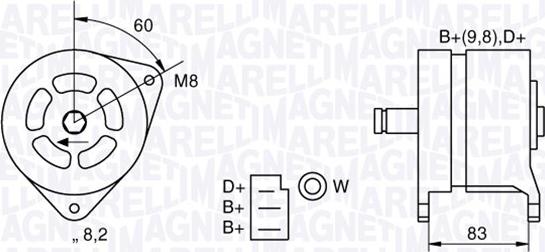 Magneti Marelli 063324264010 - Генератор autocars.com.ua