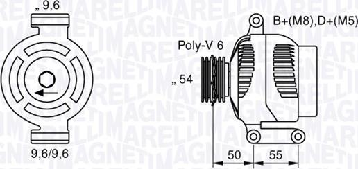 Magneti Marelli 063377024010 - Генератор avtokuzovplus.com.ua