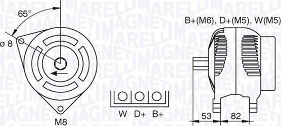 Magneti Marelli 063377461010 - Генератор autocars.com.ua