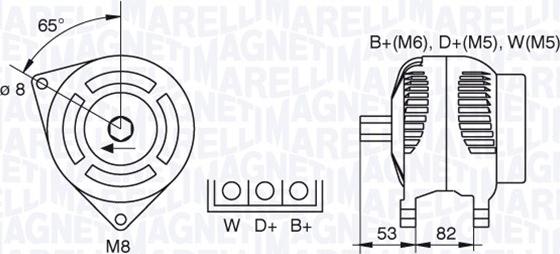 Magneti Marelli 063377462010 - Генератор avtokuzovplus.com.ua