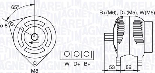 Magneti Marelli 063377463010 - Генератор autocars.com.ua