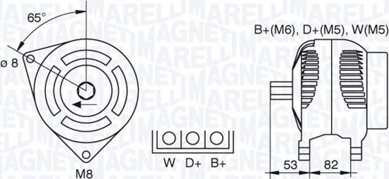 Magneti Marelli 063377465010 - Генератор autocars.com.ua