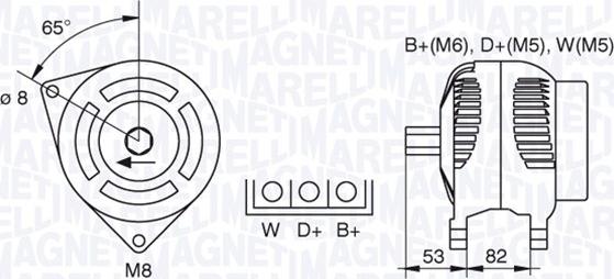 Magneti Marelli 063377466010 - Генератор autocars.com.ua