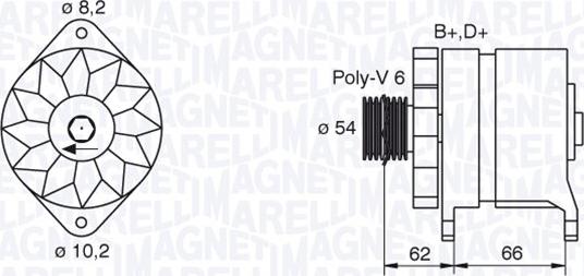 Magneti Marelli 063388505010 - Генератор avtokuzovplus.com.ua