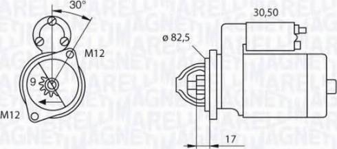 Magneti Marelli 063521070730 - Стартер avtokuzovplus.com.ua