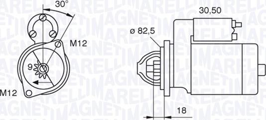 Magneti Marelli 063521101060 - Стартер avtokuzovplus.com.ua