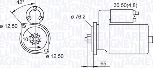 Magneti Marelli 063521230140 - Стартер autocars.com.ua