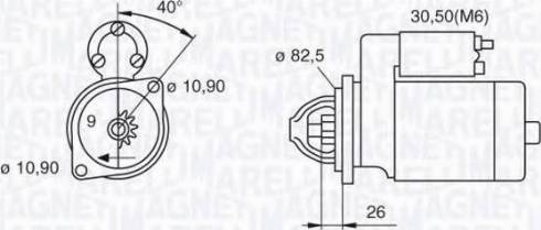 Magneti Marelli 063522230160 - Стартер avtokuzovplus.com.ua