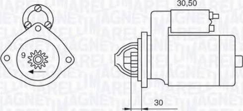 Magneti Marelli 063522300090 - Стартер avtokuzovplus.com.ua