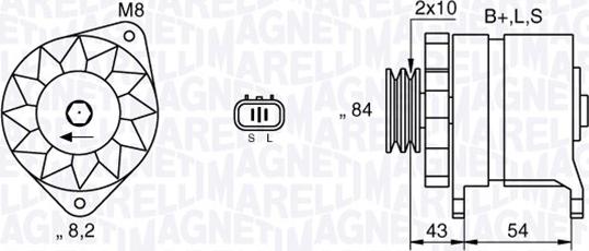 Magneti Marelli 063532625010 - Генератор autodnr.net