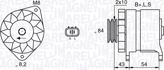 Magneti Marelli 063532625010 - Генератор avtokuzovplus.com.ua