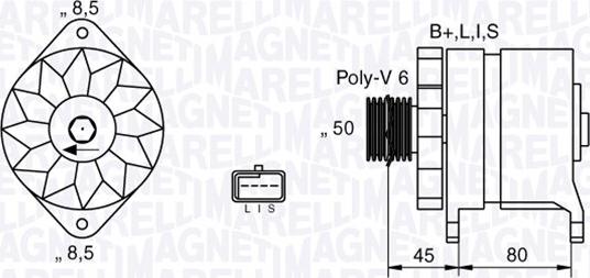 Magneti Marelli 063532633010 - Генератор avtokuzovplus.com.ua