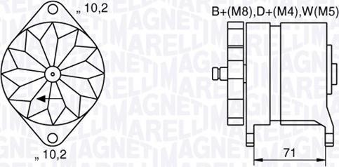 Magneti Marelli 063534681240 - Генератор autodnr.net