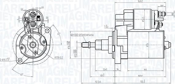 Magneti Marelli 063720601010 - Стартер avtokuzovplus.com.ua