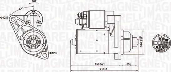 Magneti Marelli 063721197010 - Стартер autocars.com.ua